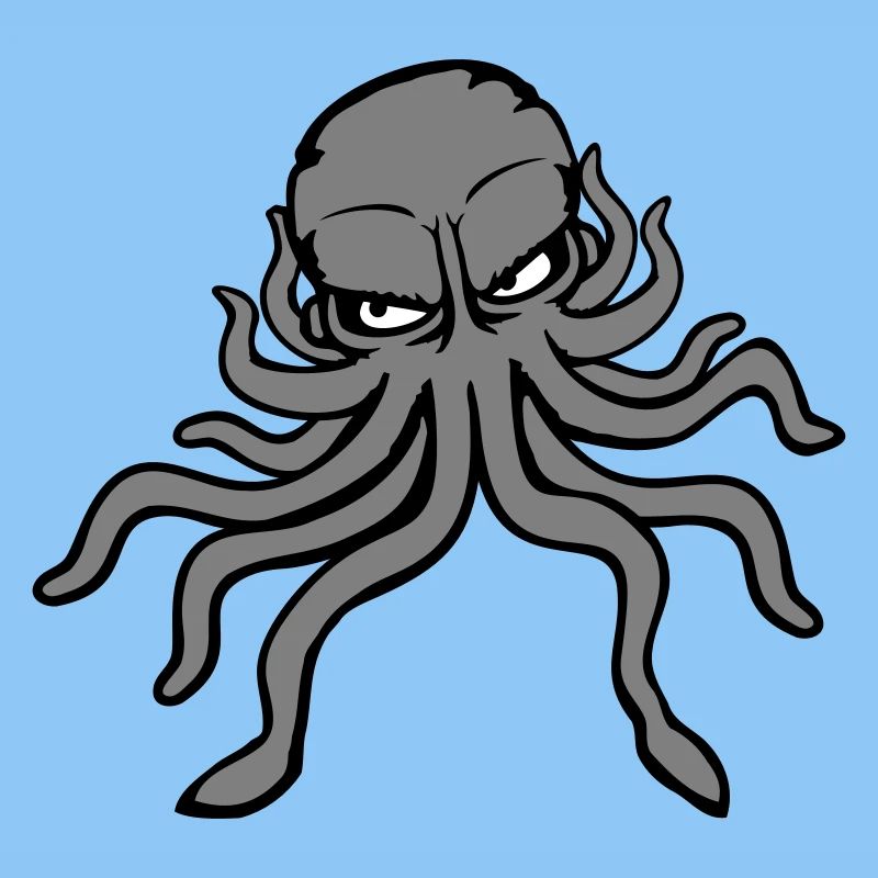 Octopus, octopus, octopus, cephalopod, evil eye