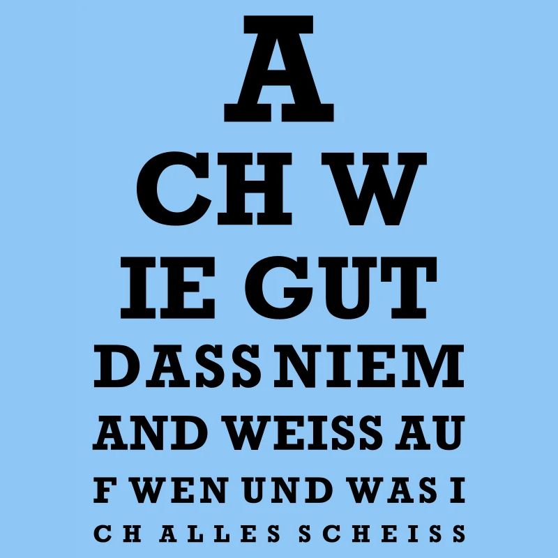 Vision Test - oh how good ...