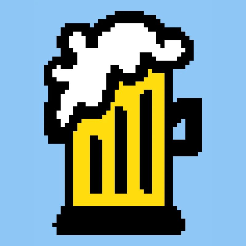 Bier Pixel Art