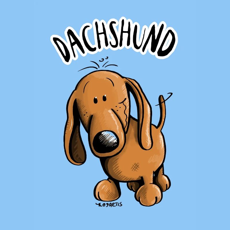 Drolliger Dachshund - Dackel - Teckel
