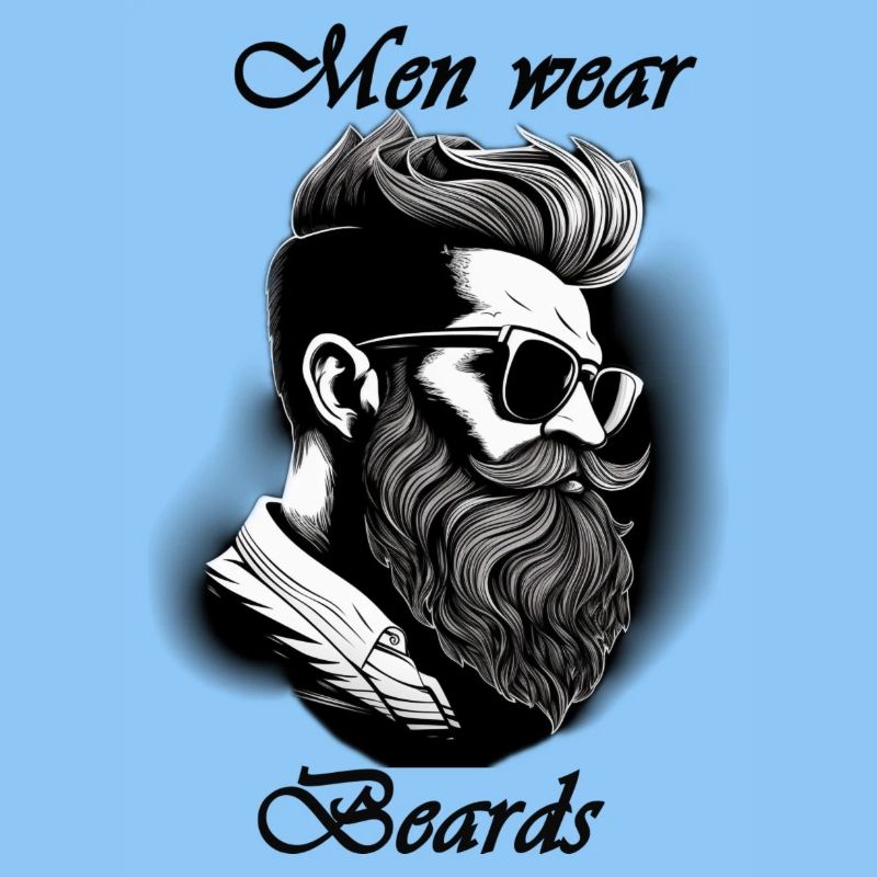 Men wear beards
