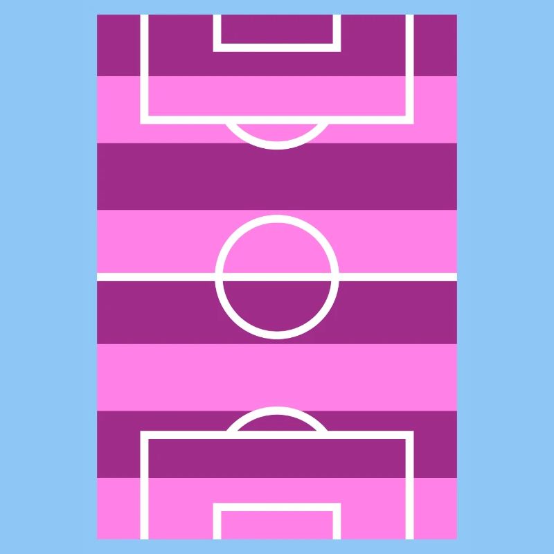 Fußballplatz rosa