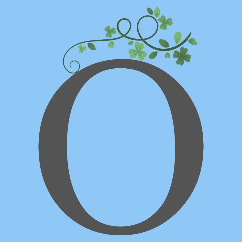 O with shamrocks
