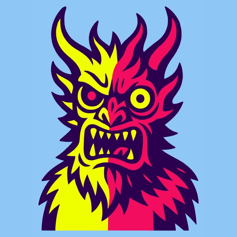 Pop Art Devil's Monster