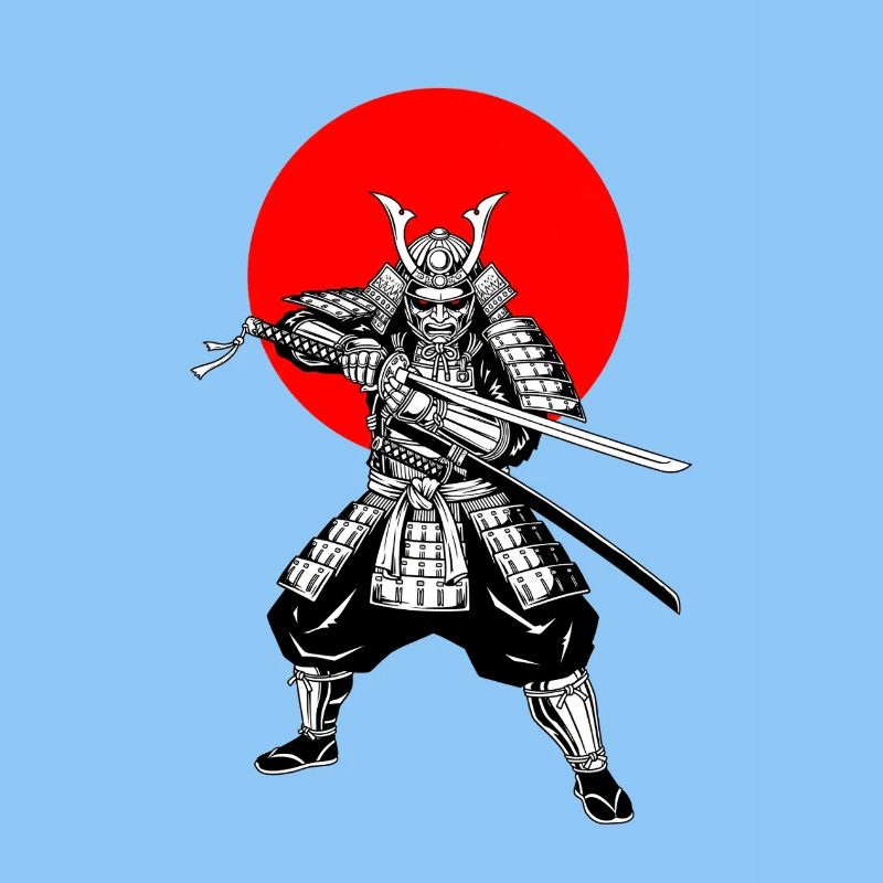 Samurai im Japanstil