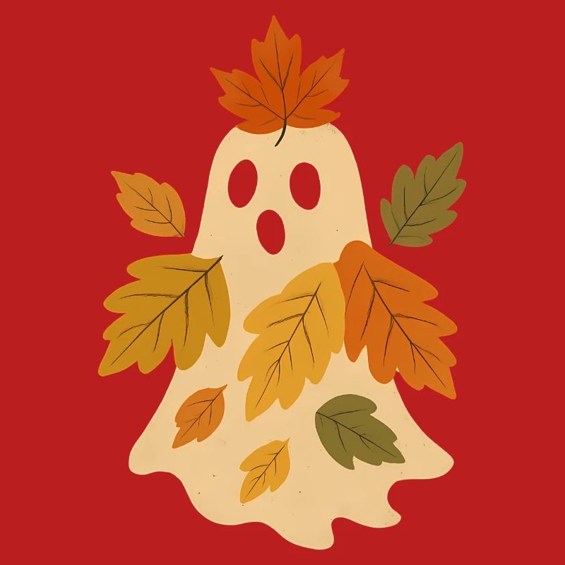 Herbstgeist mit Blättern