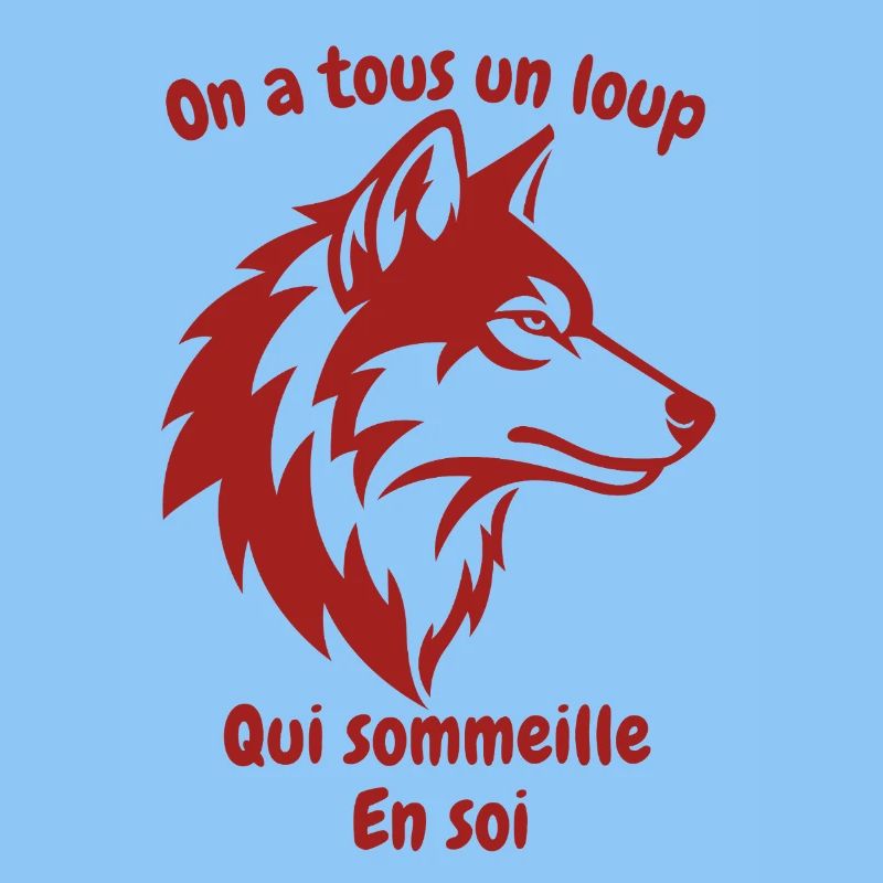 Schlafender innerer Wolf