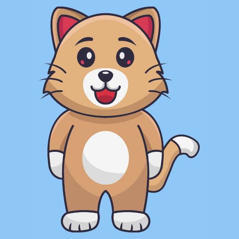 Cartoon cat