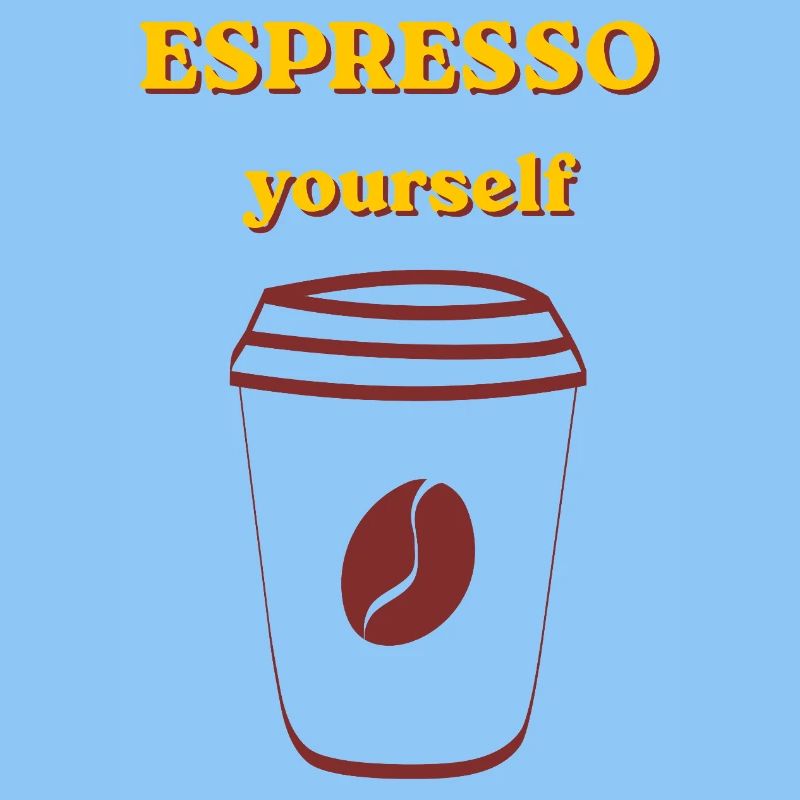 Espresso Yourself Coffee Illustration