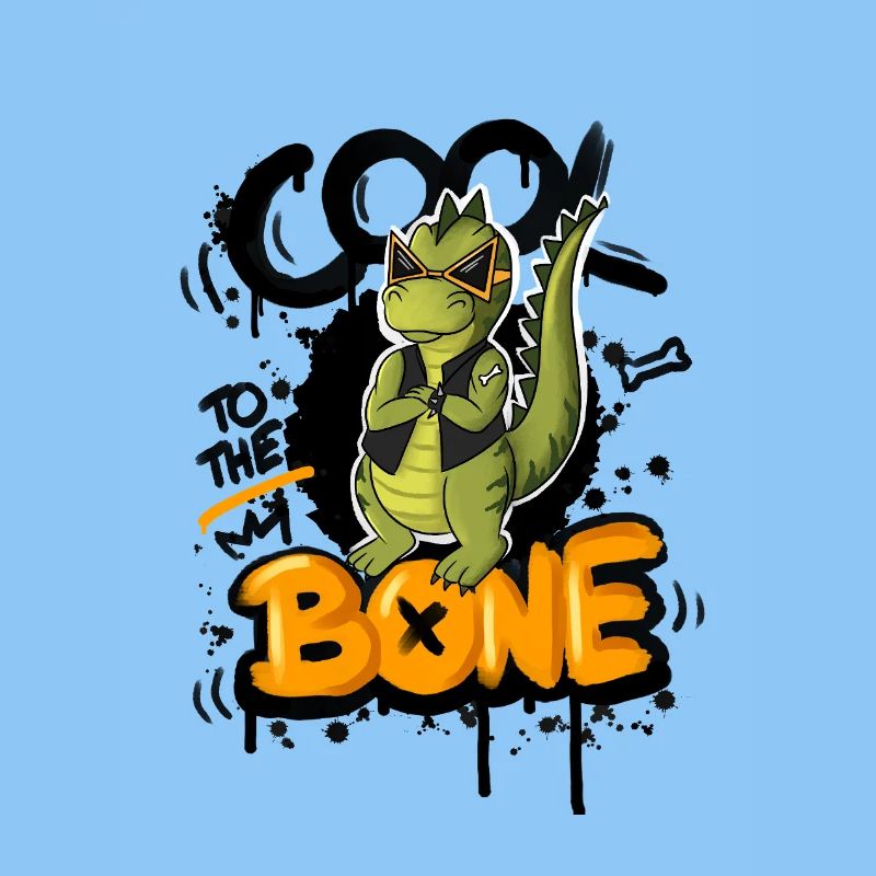 Casual Dino BONE font