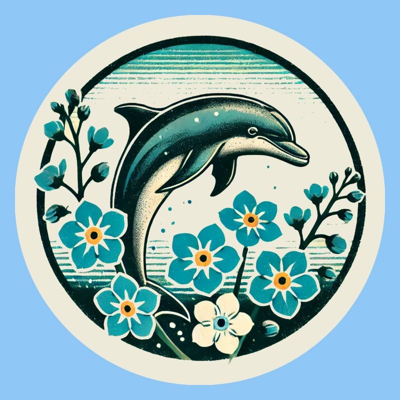 Dauphin rétro