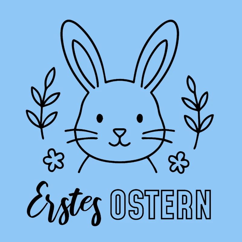 First Easter with Bunny Head