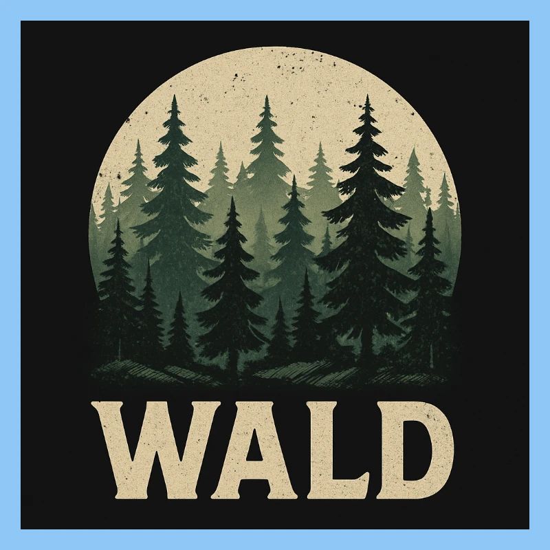Tannenbäume Wald Design