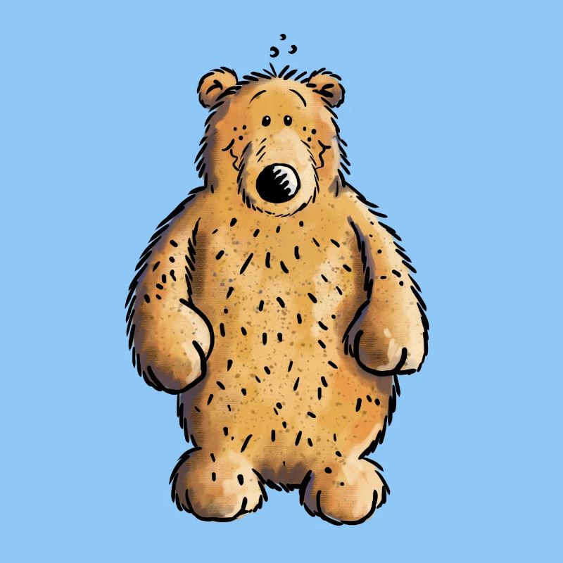 Dicker Braunbär - Bär - Teddy - Comic