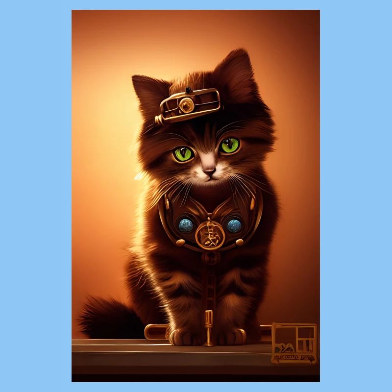 Katze Steampunk Style