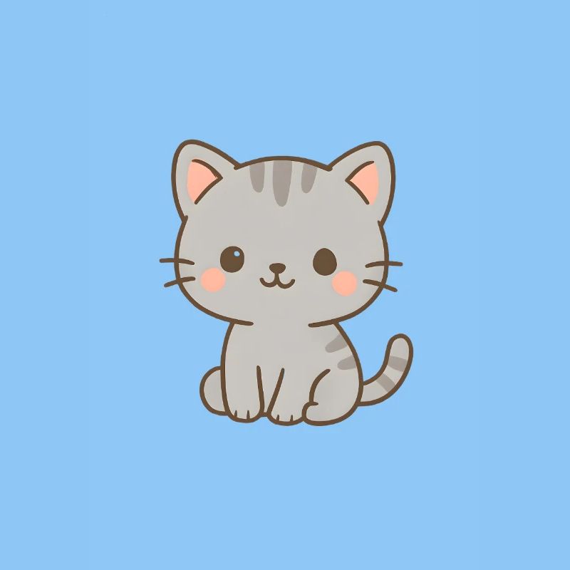 Conception de motif électrique de chat mignon