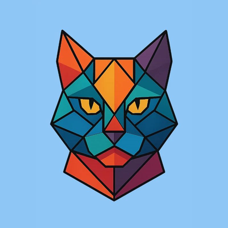 Cat | Cat Head Print / Print / Design