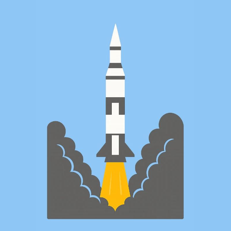 Raketenstart 