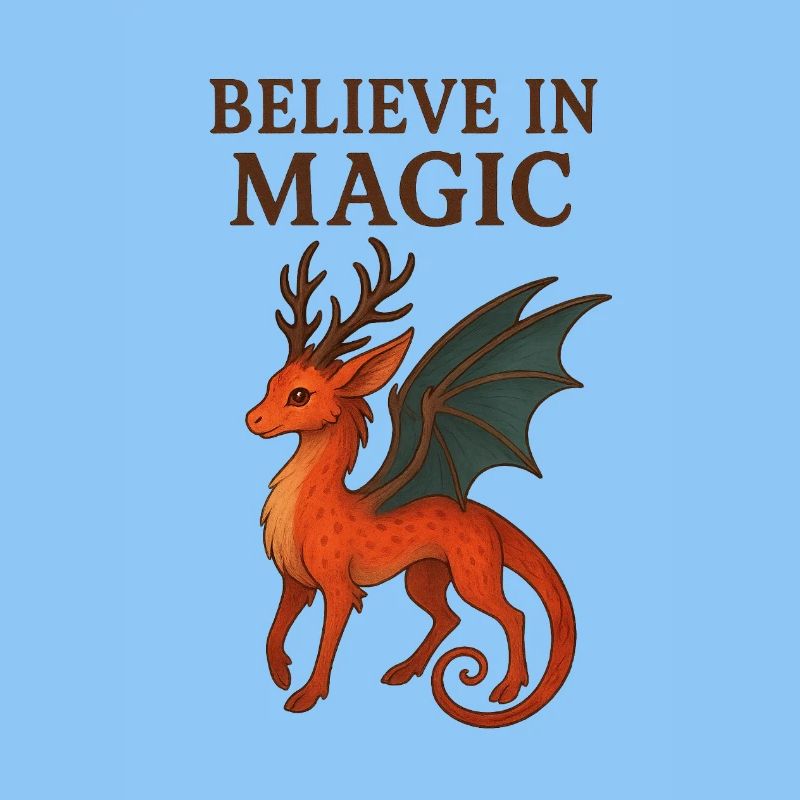 Believe in Magic Drache
