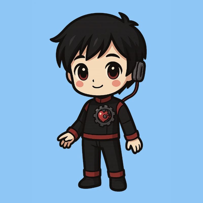 Chibi Gamer Gear Core & Headset
