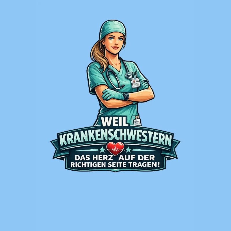 Krankenschwester Herzseite Design