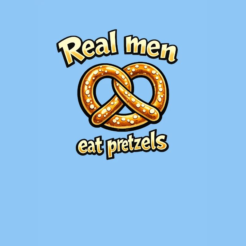 Echte Männer essen Brezeln