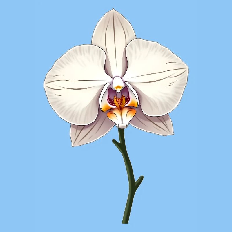 Weisse Orchidee