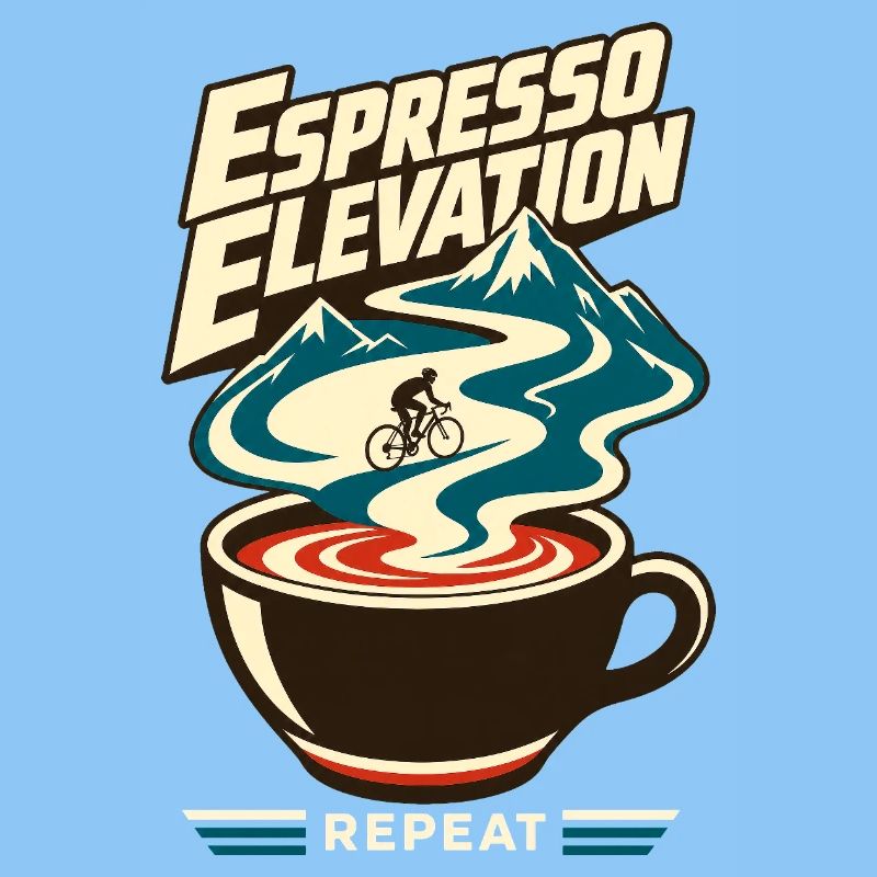 Road Cycling Espresso Elevation Mountain Climb Hum
