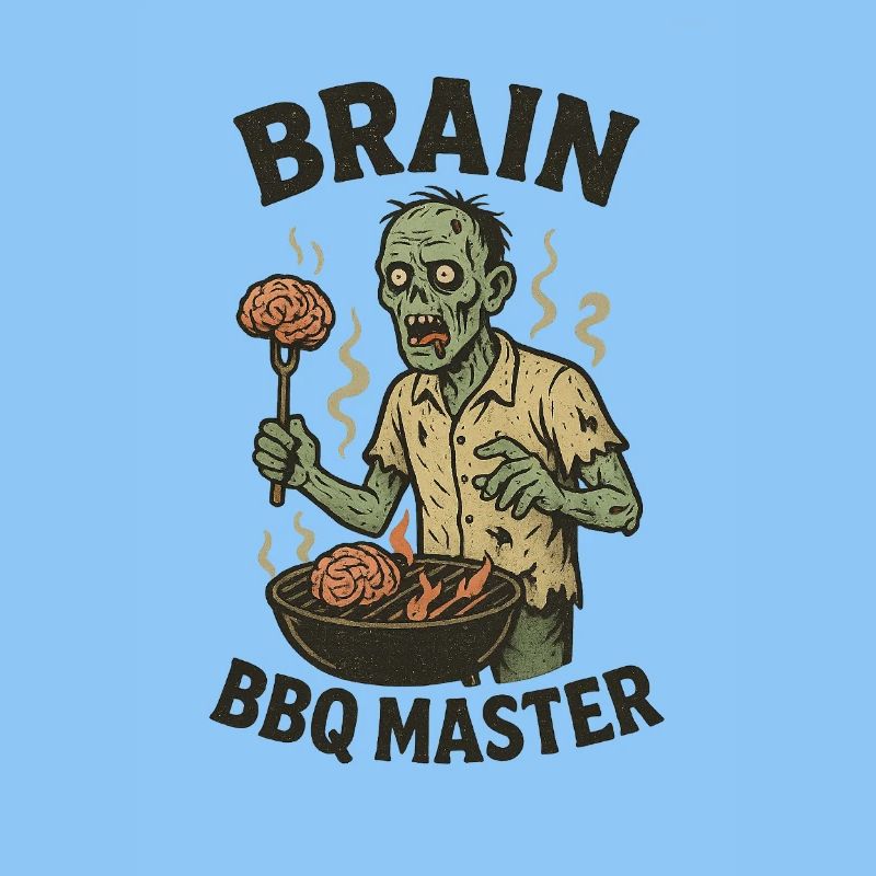 Zombie Grill Master Brain BBQ