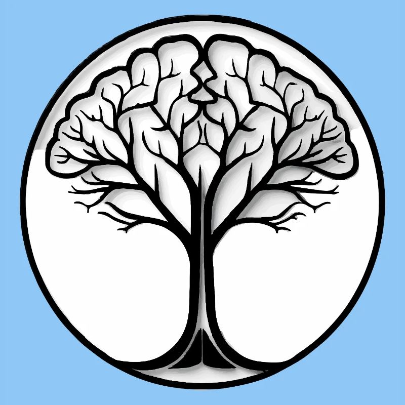 Brain Tree Logo - Mezmerizing Design