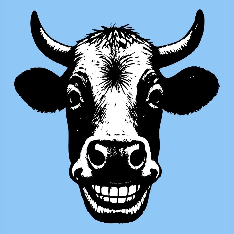 Vache souriante