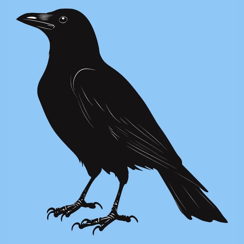 schwarzer Vogel