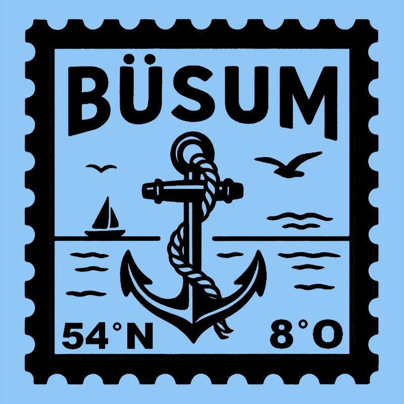 Timbre-poste Büsum