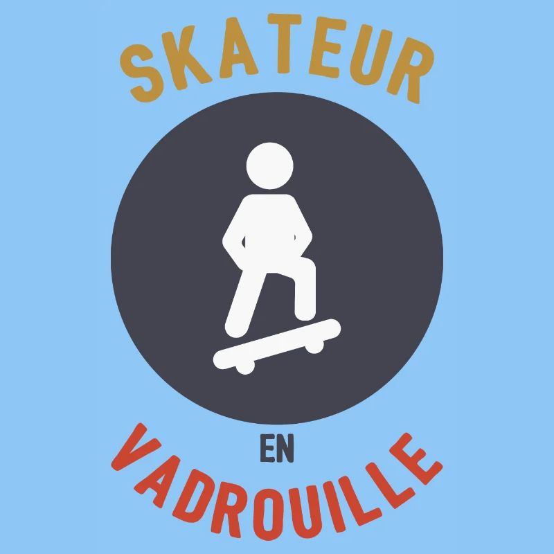 Skateboarder im Mopp