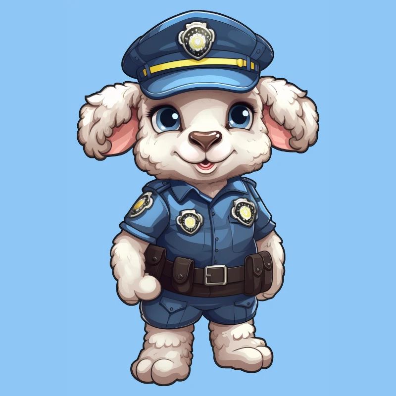 Polizei Schaf