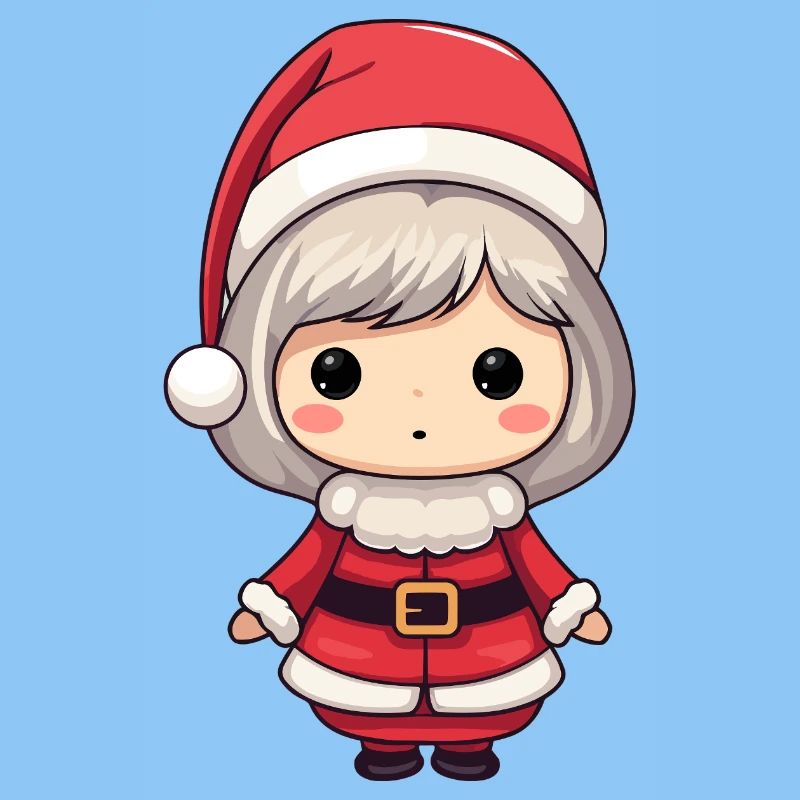 Chibi Santa Mädchen