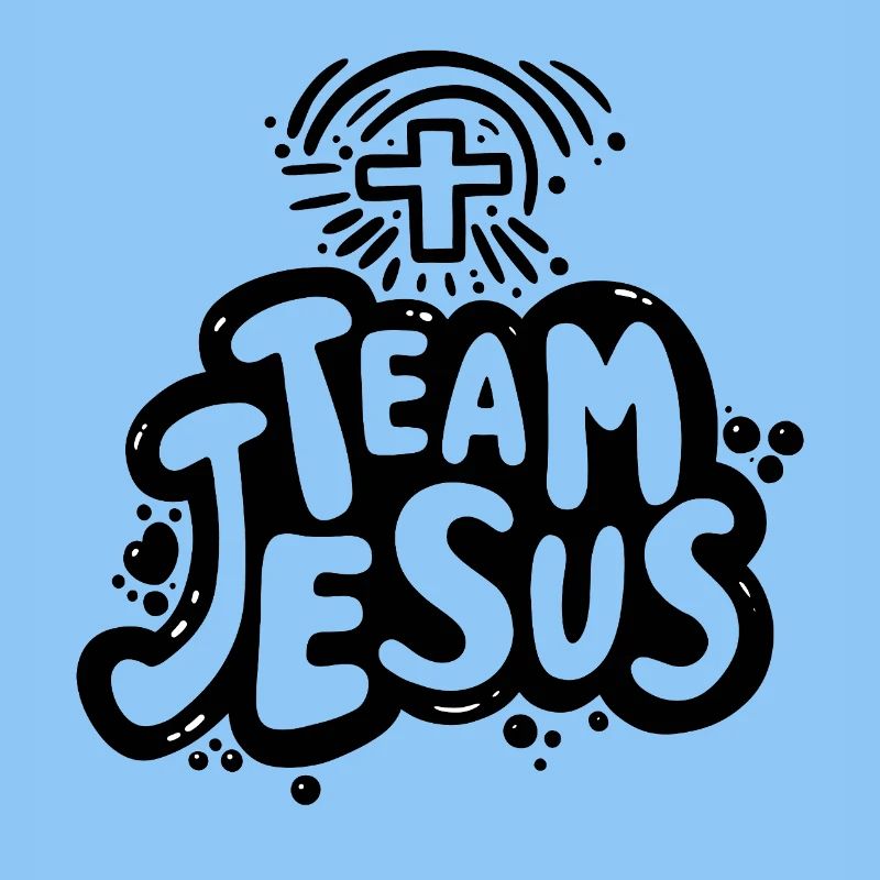 Logo de l’équipe Jésus - Noir