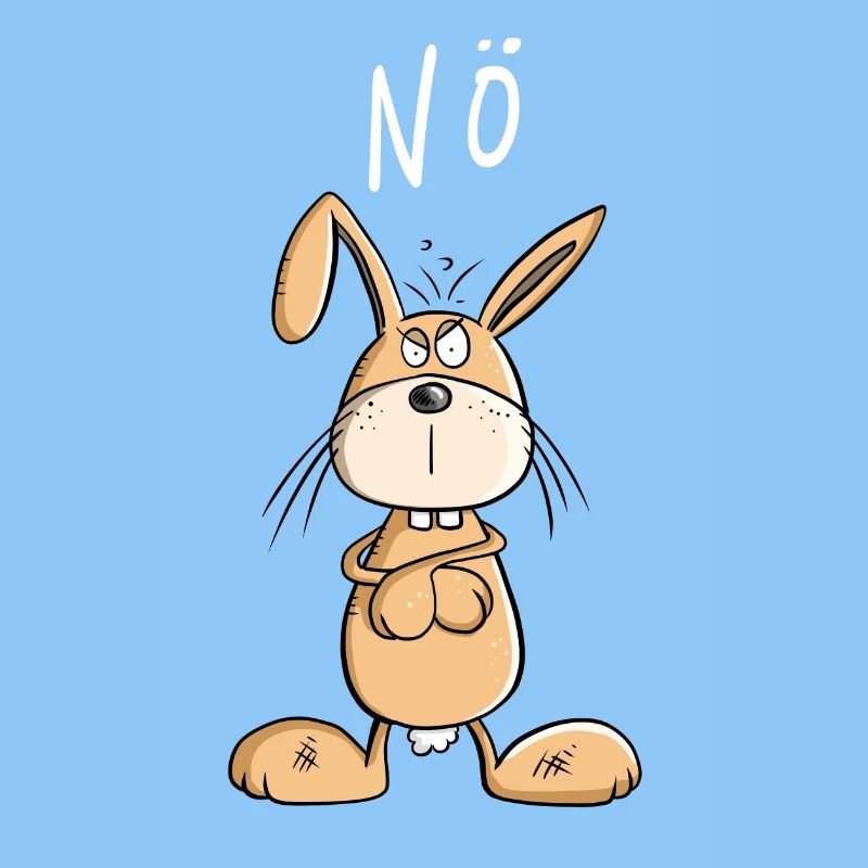 NÖ Hase Comic Ostern Geschenk