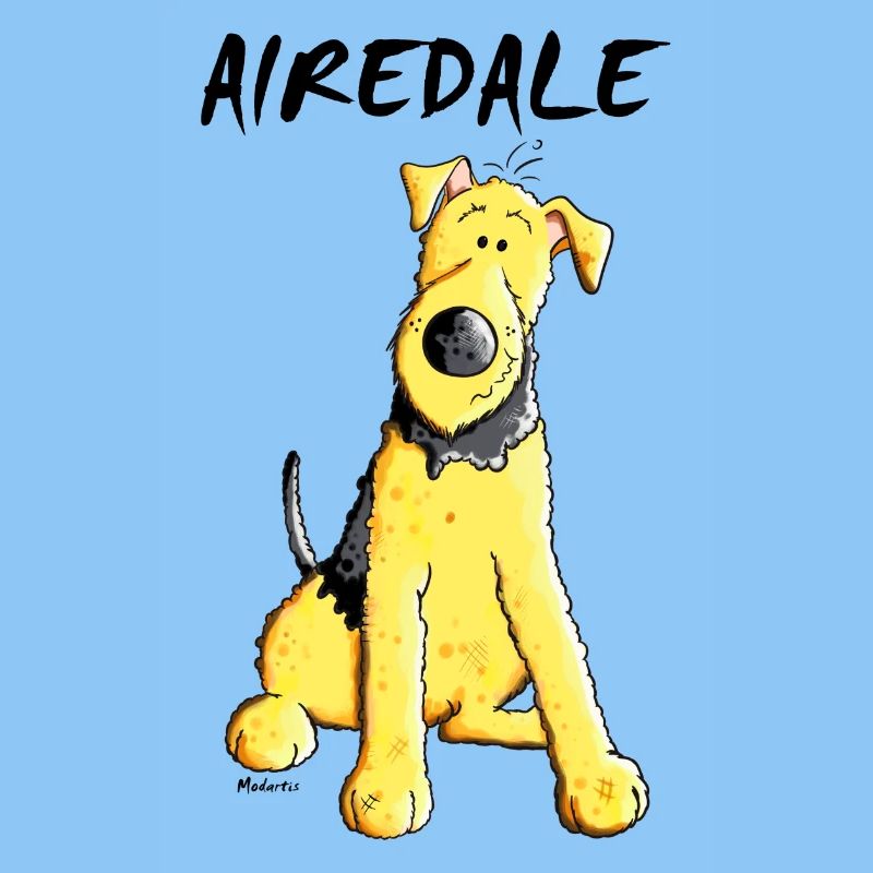 Witziger Airedale Terrier