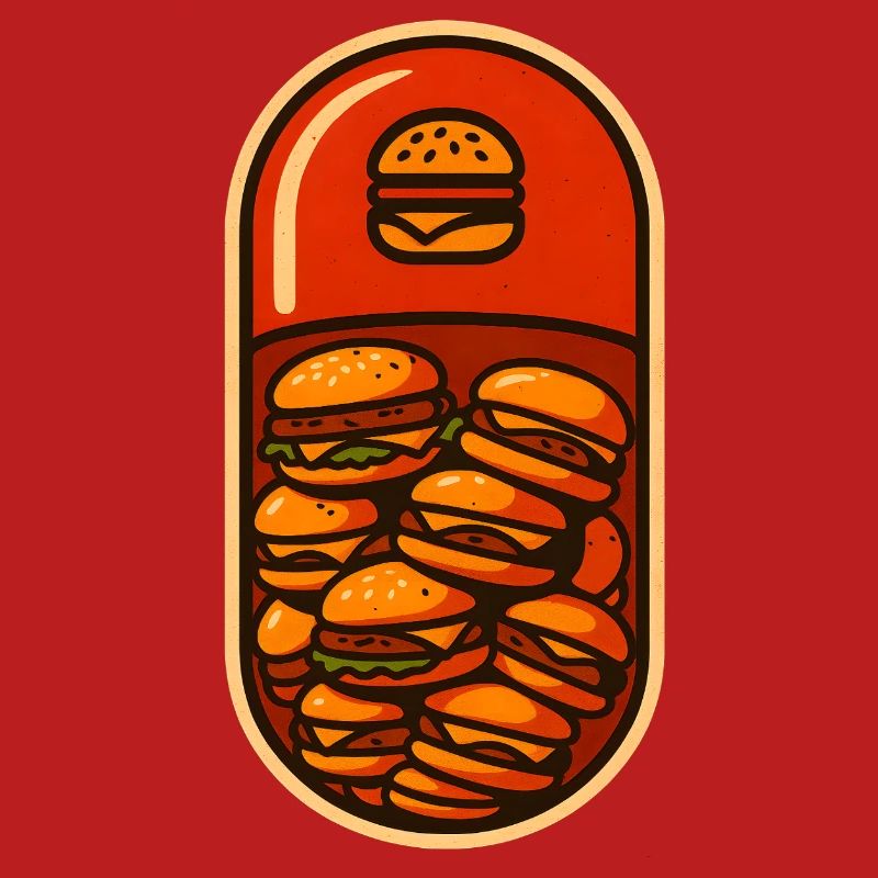 Funny Hamburger Stack Lover Design
