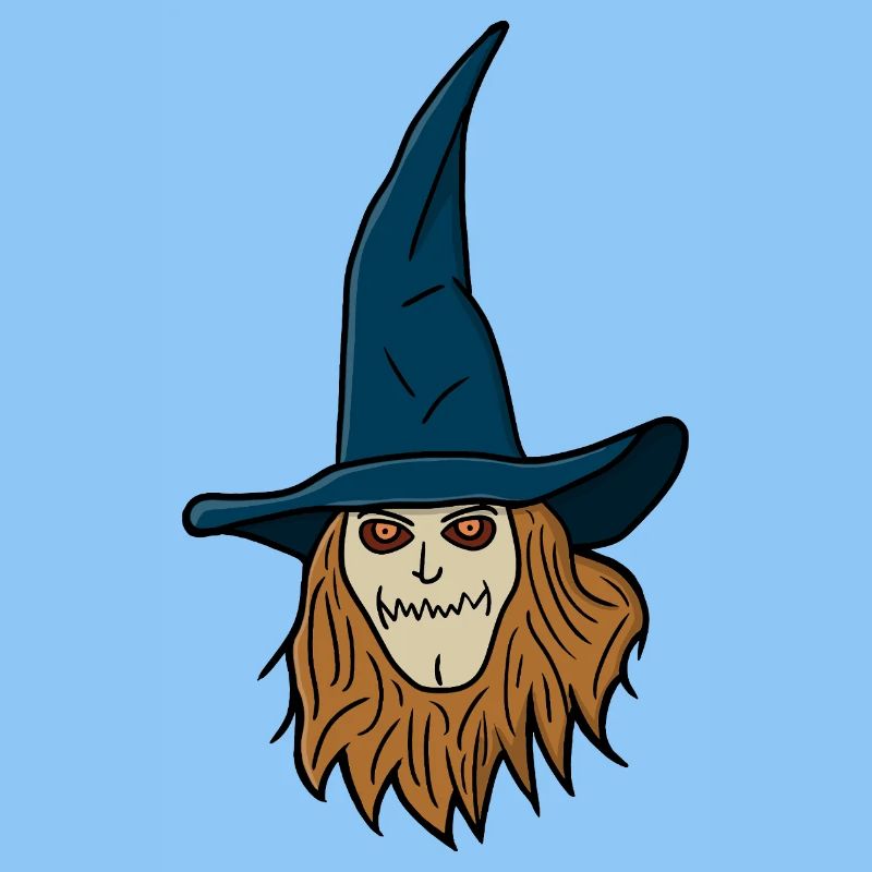 Sorcière épouvantail