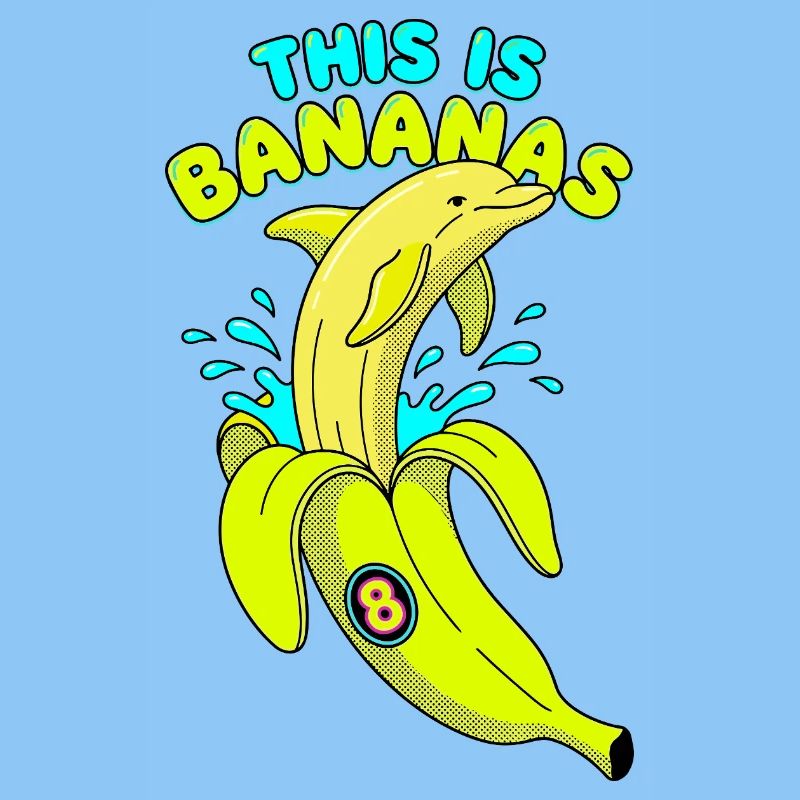 This Is Bananas 8. Geburtstag Delfin