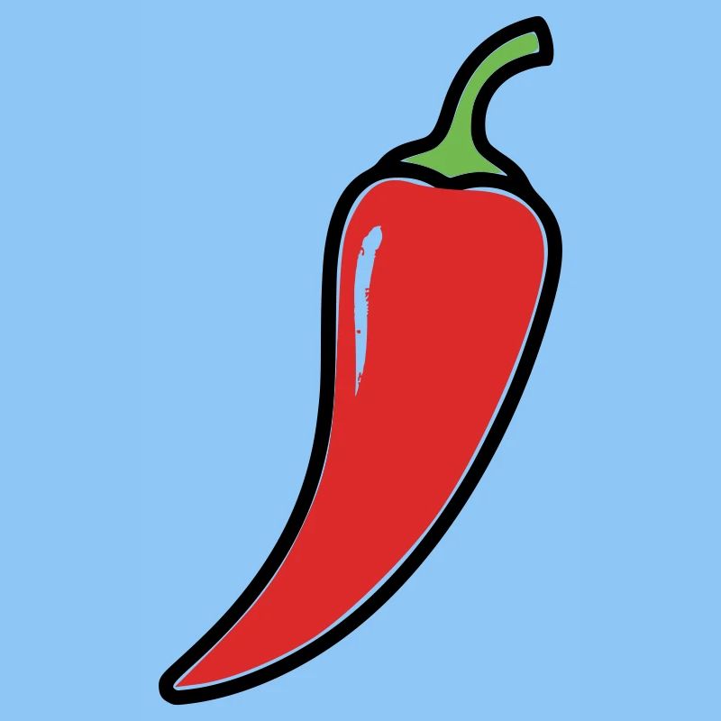 Chili Schote Scharf Comic