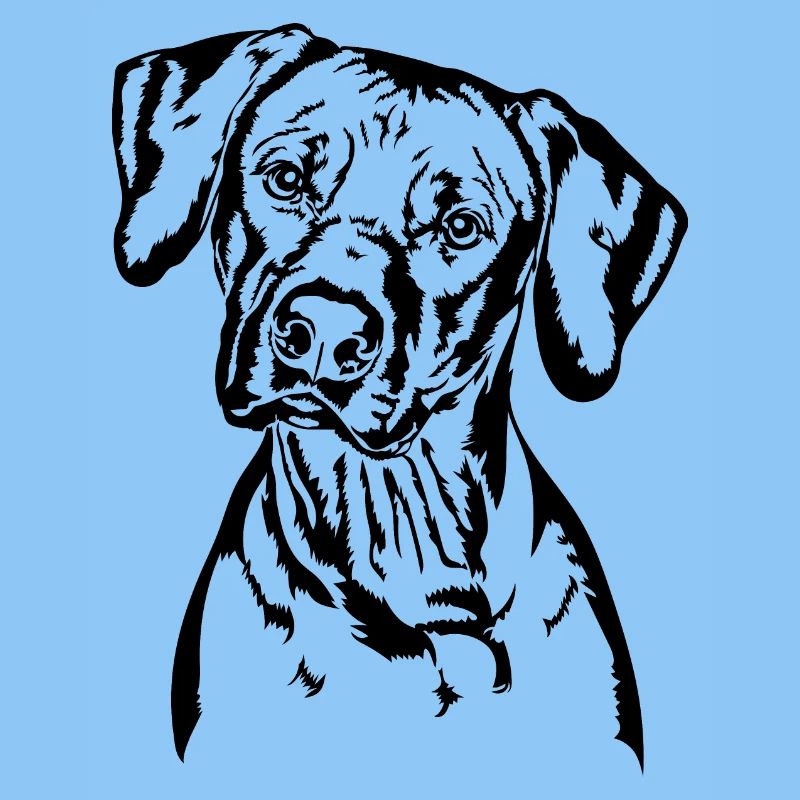 RHODESIAN RIDGEBACK Dog Portrait Wilsigns