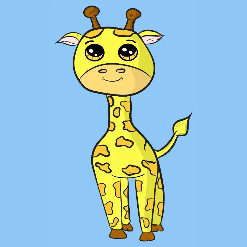 Bébé girafe