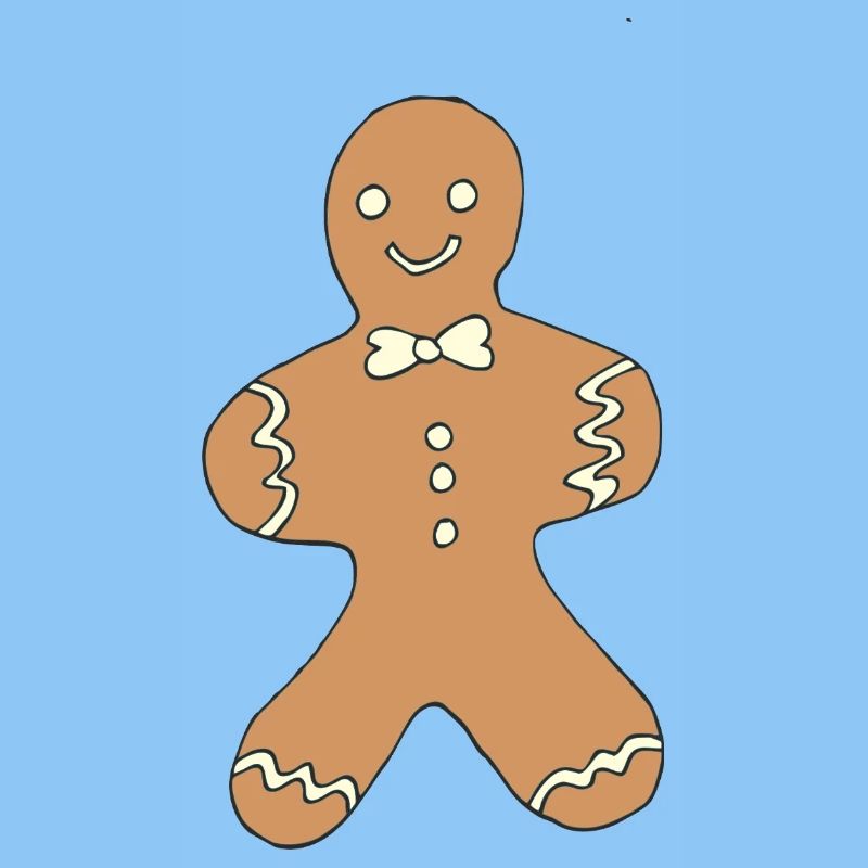 Gingerbread Man Christmas Design
