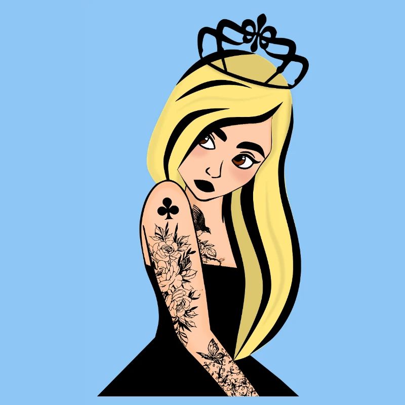 Punk Klee Dame
