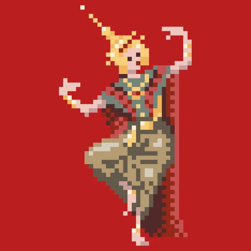 Danseuse thaïlandaise 8bit