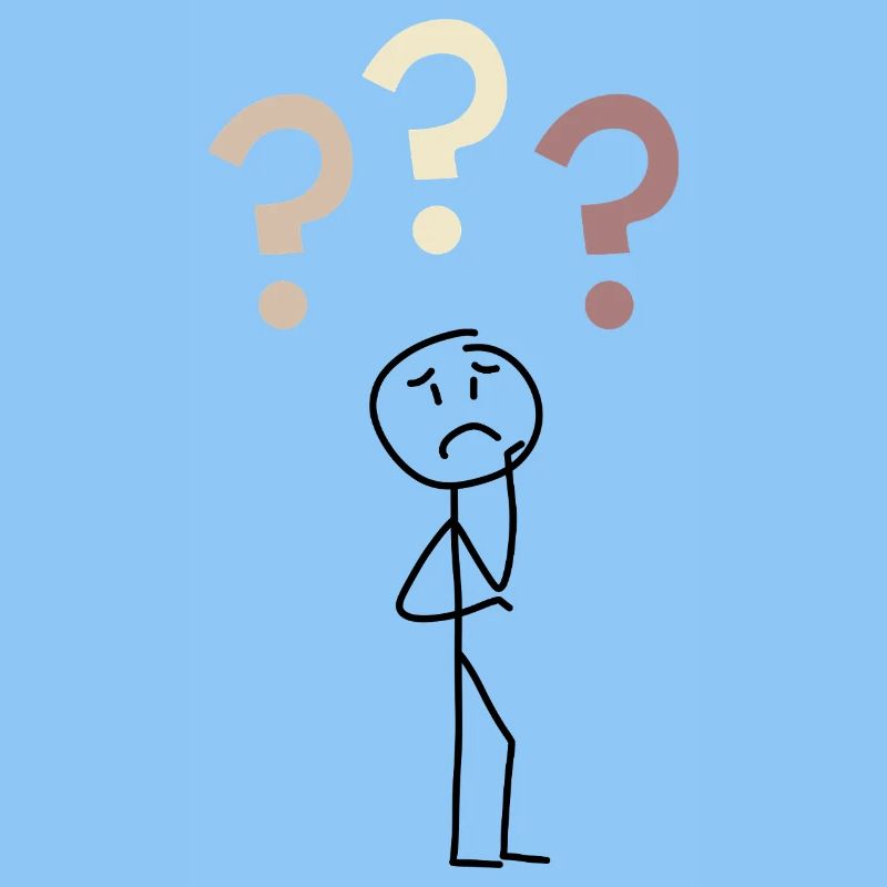 Three Question Marks – Minimal Mystery Design