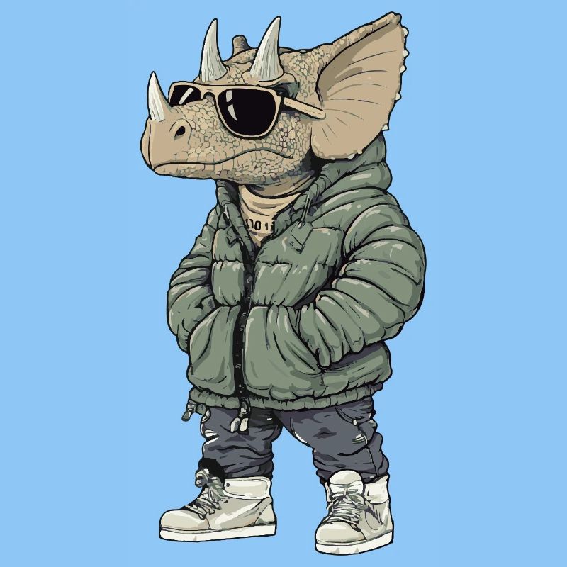 Dinosaurier triceratops Cool Winter